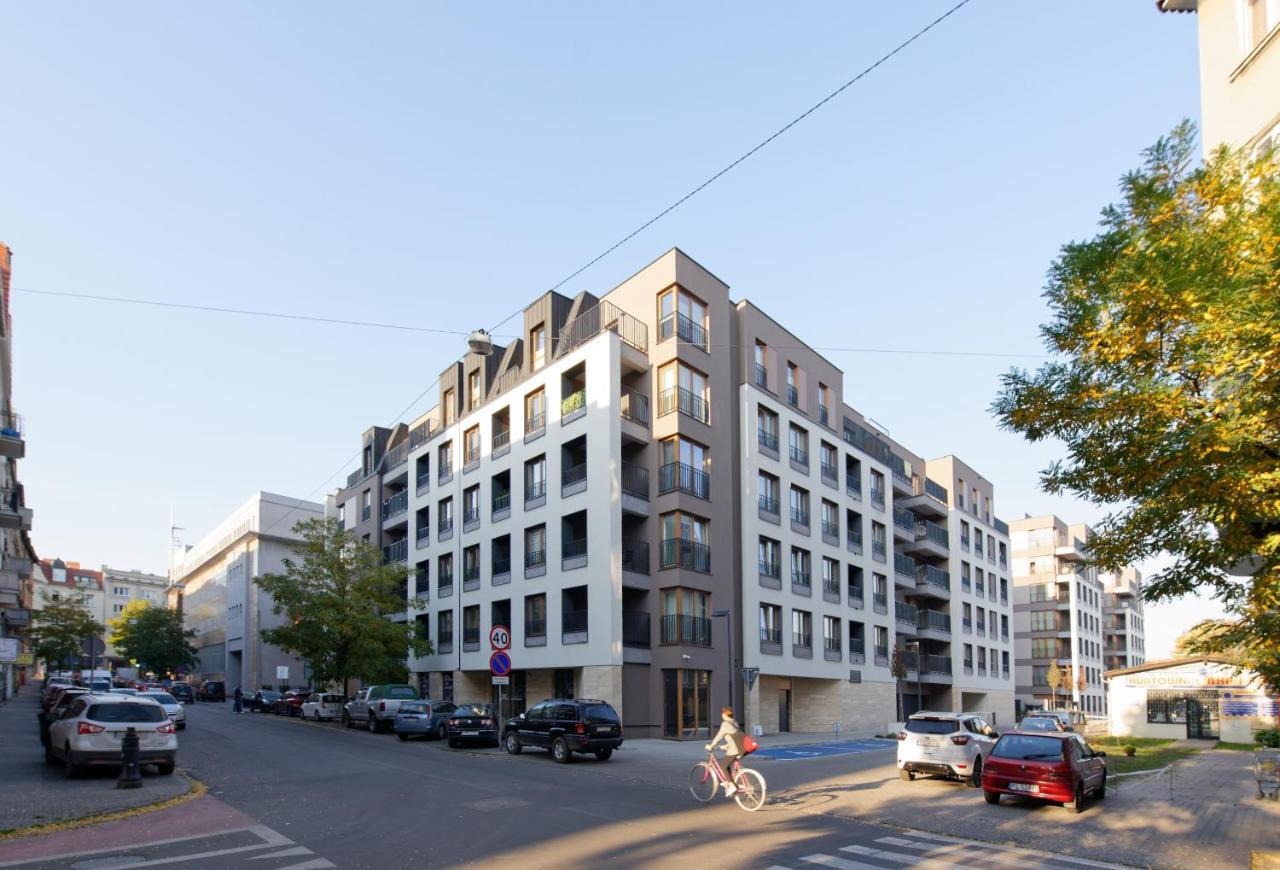 City Centre Modern Apartment Poznan Free Parking Bagian luar foto