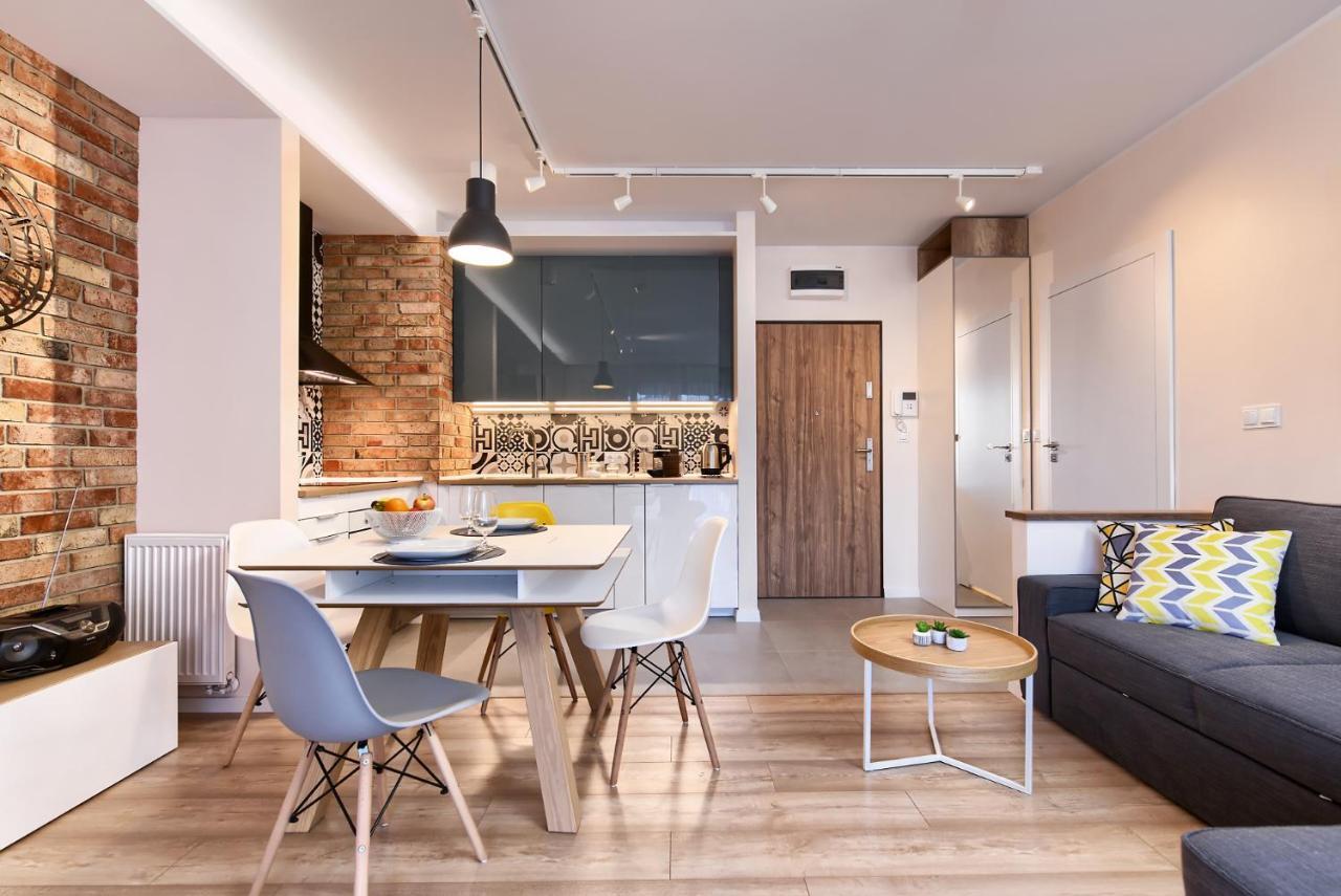 City Centre Modern Apartment Poznan Free Parking Bagian luar foto